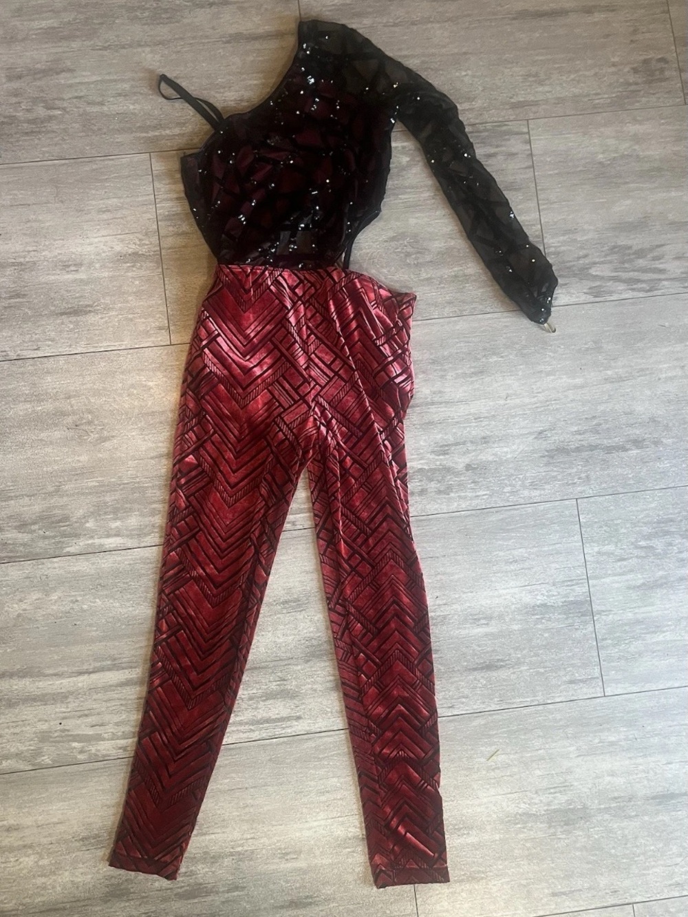 Revolution Tenth House Libra Jazz Lyrical Dance Unitard Costume Adult Medium M